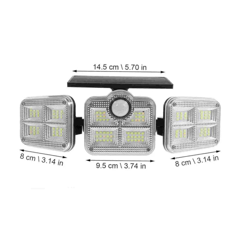 Reflector Solar 3 Cabezales HomeLight + Lampara Tipo Cámara de Regalo